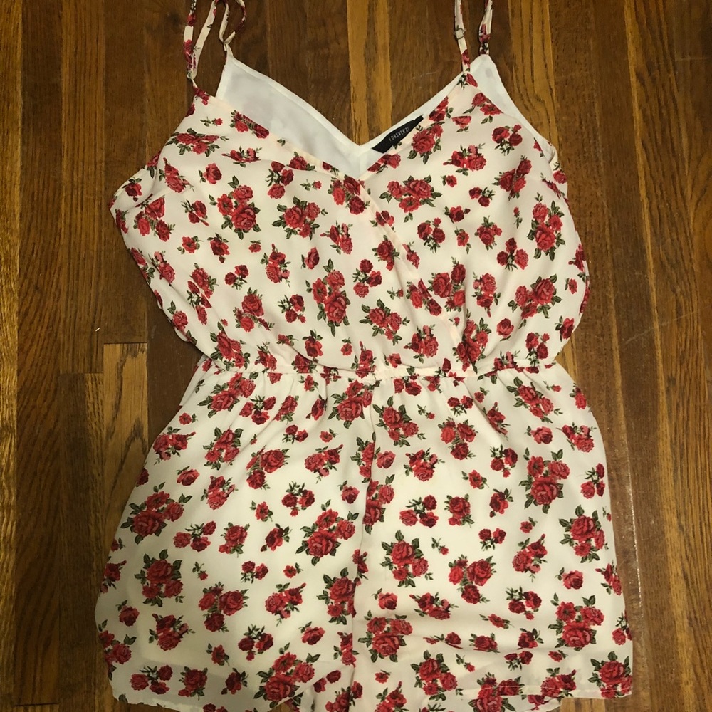 Red rose Romper